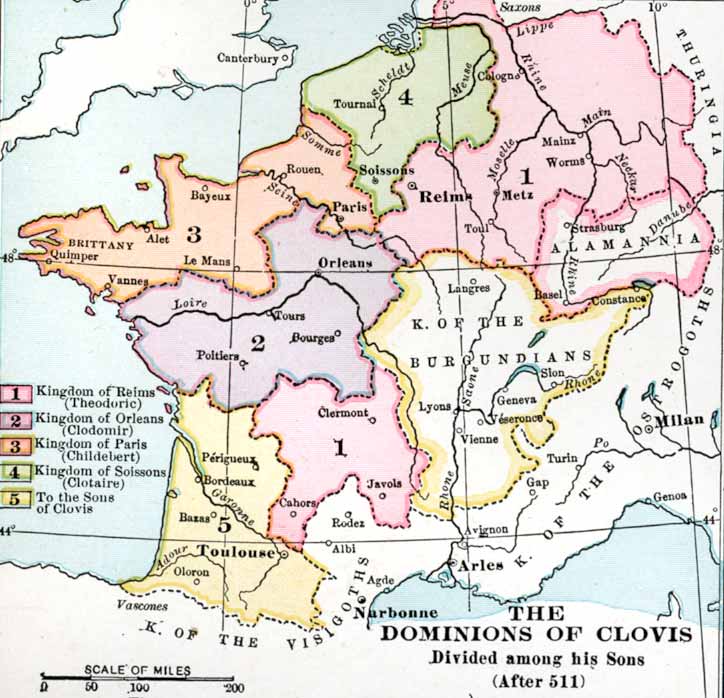 The Divisions of Clovis