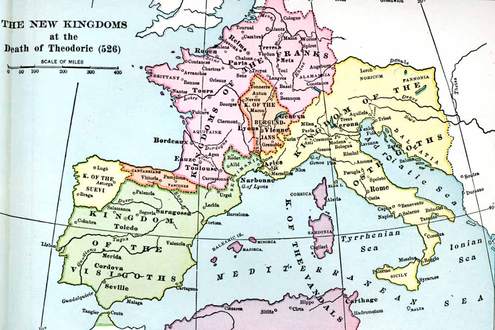 New Kingdoms at the Death of Theodoric