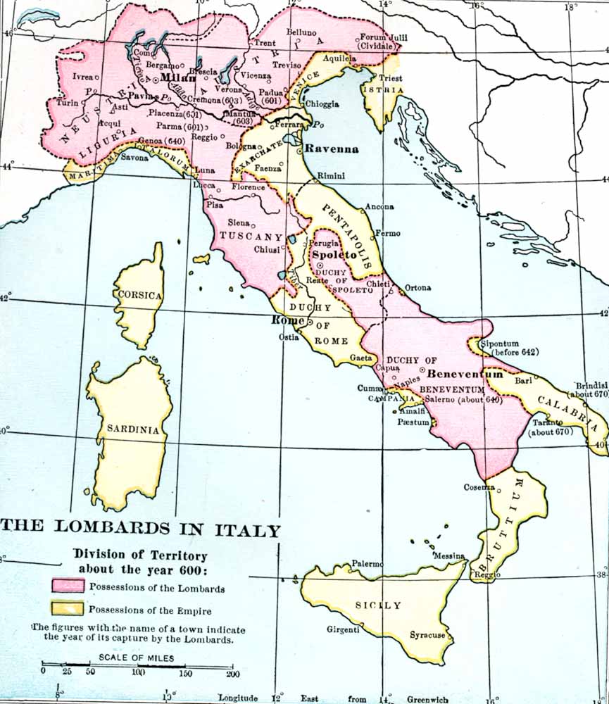 The Lombards in Italy