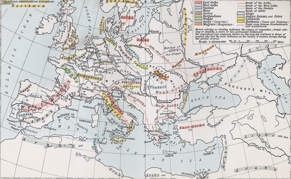 Germanic Migrations and Conquests