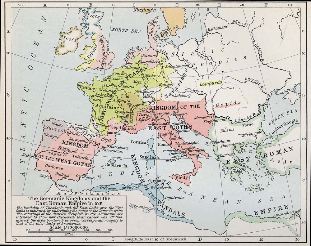 The Germanic Kingdoms and the East Roman Empire