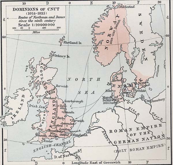 Dominions of Cnut