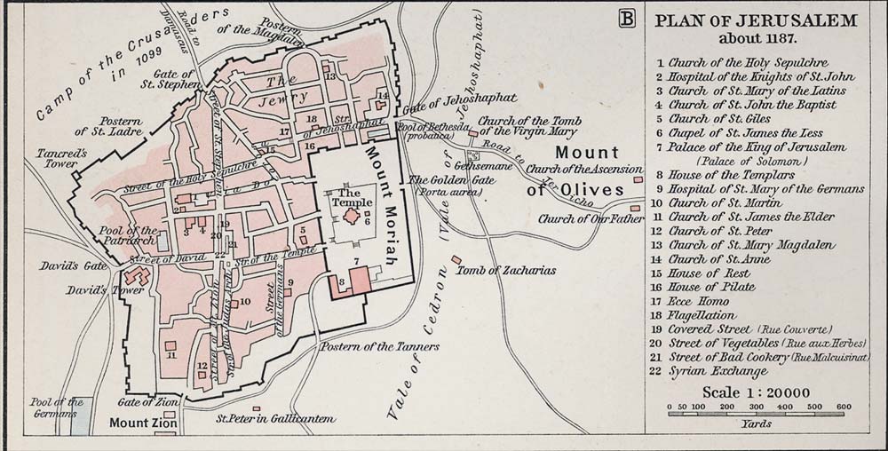 Plan of Jerusalem