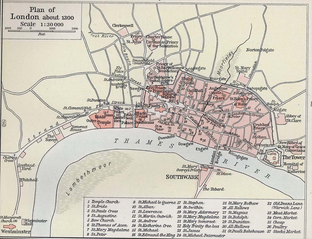 Plan of London