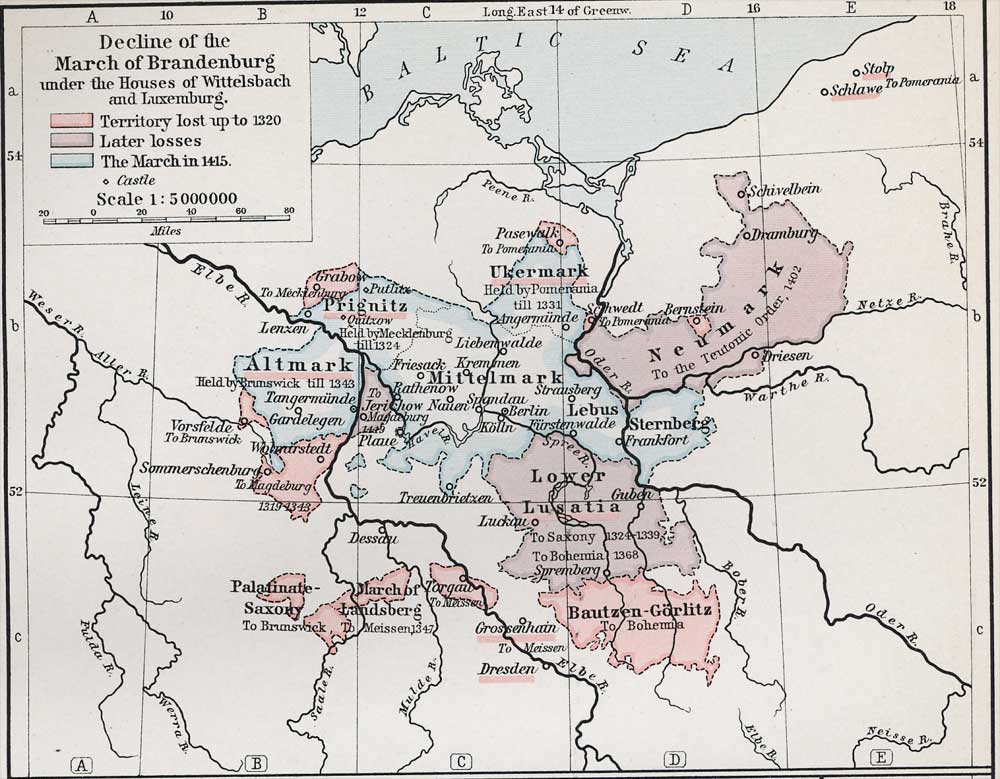 Decline of the March of Brandenburg